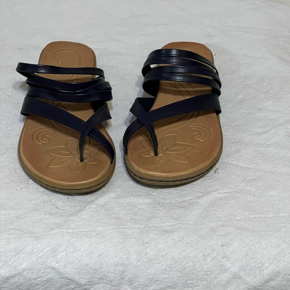 BOC Alisha Sandals 8 Navy Blue